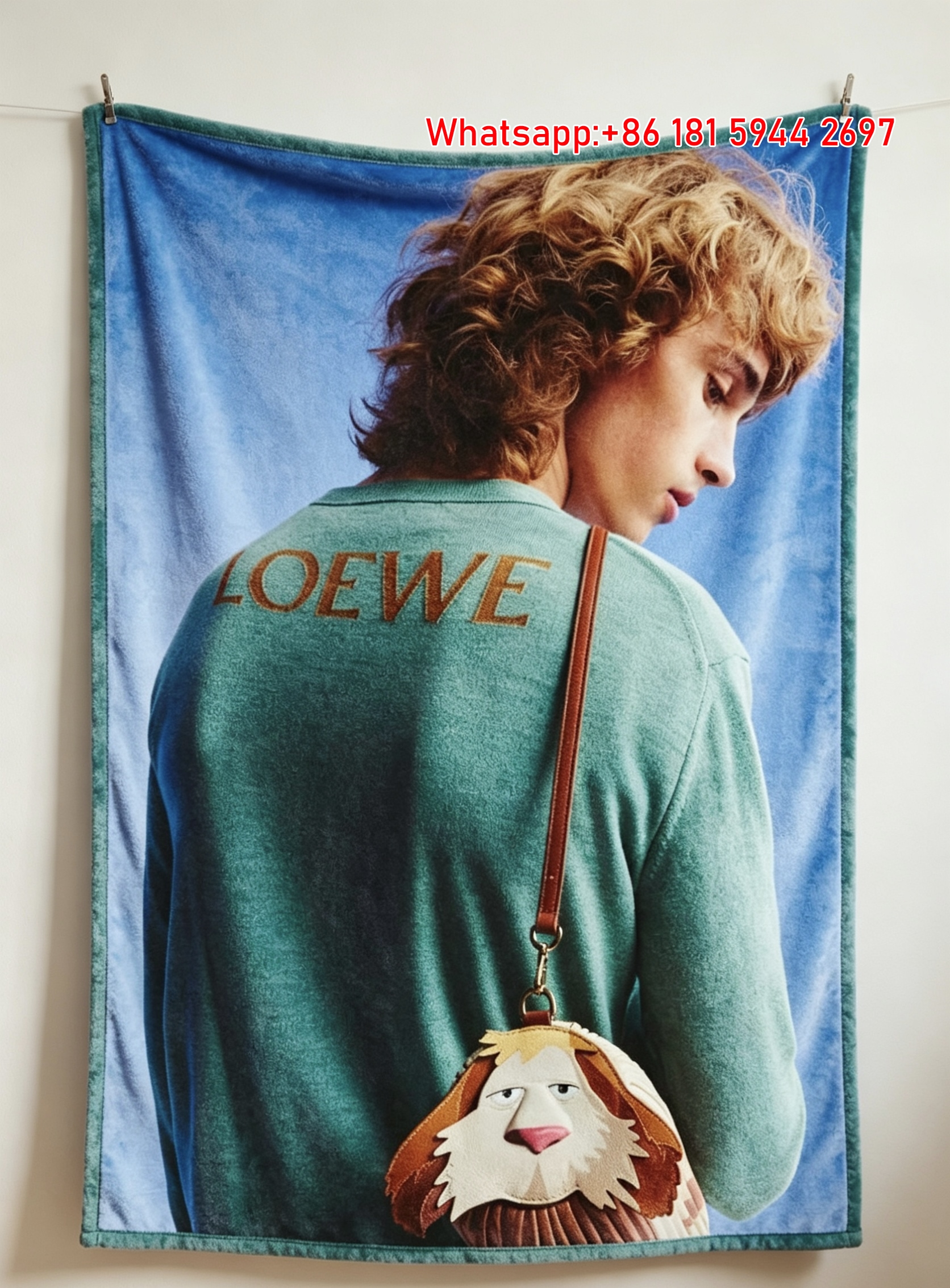 Loewe Dog Bag Fashion Flannel Fleece Throw Blanket L238